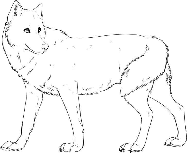 늑대 무료 인쇄 가능 coloring page
