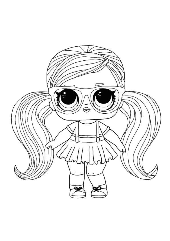 Peanut Buttah LOL Surprise Hairvibes coloring page