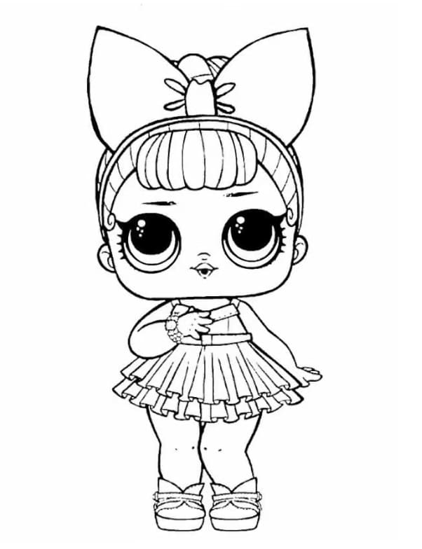Pearl Q.T. LOL coloring page