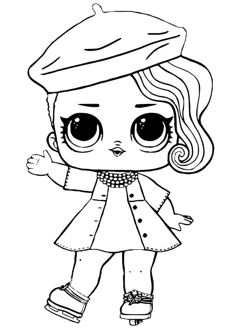 Pop Heart LOL coloring page