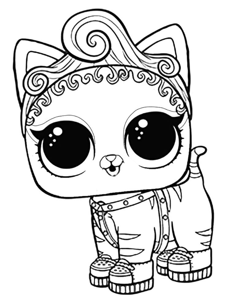 Purrr Baby LOL coloring page