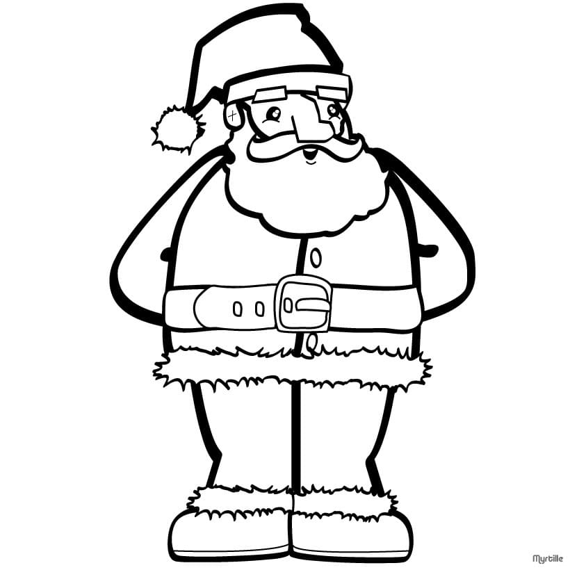 산타 클로스 4 coloring page