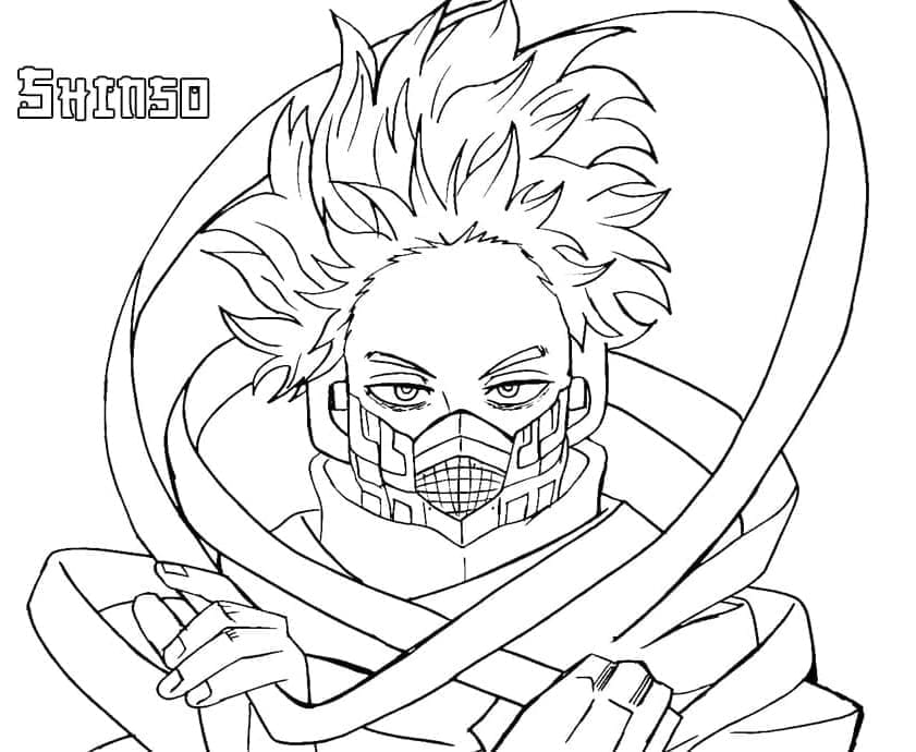 신소 히토시 coloring page