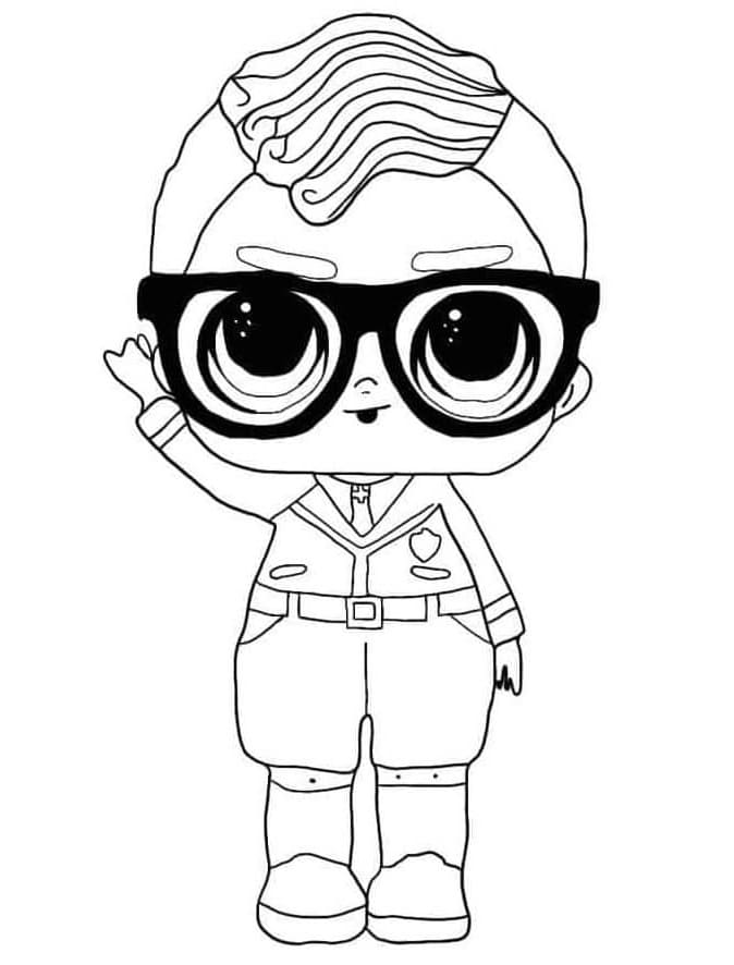 Smarty Pants LOL coloring page