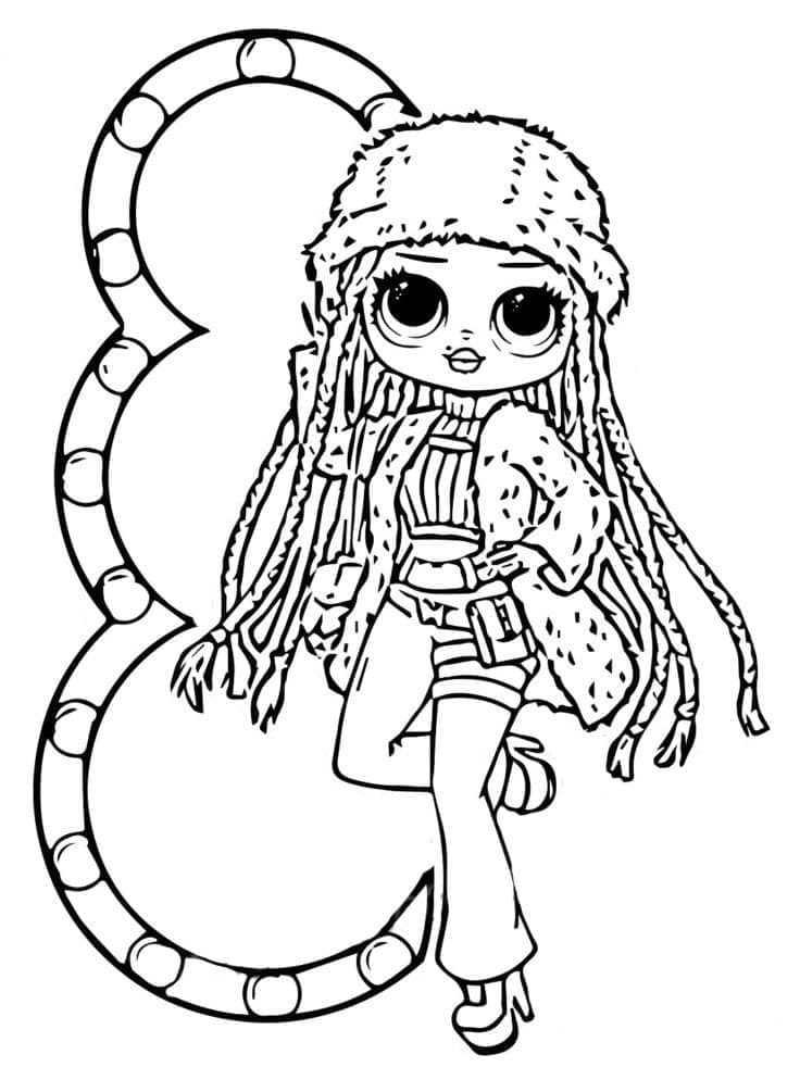 Snowlicious LOL Surprise OMG coloring page