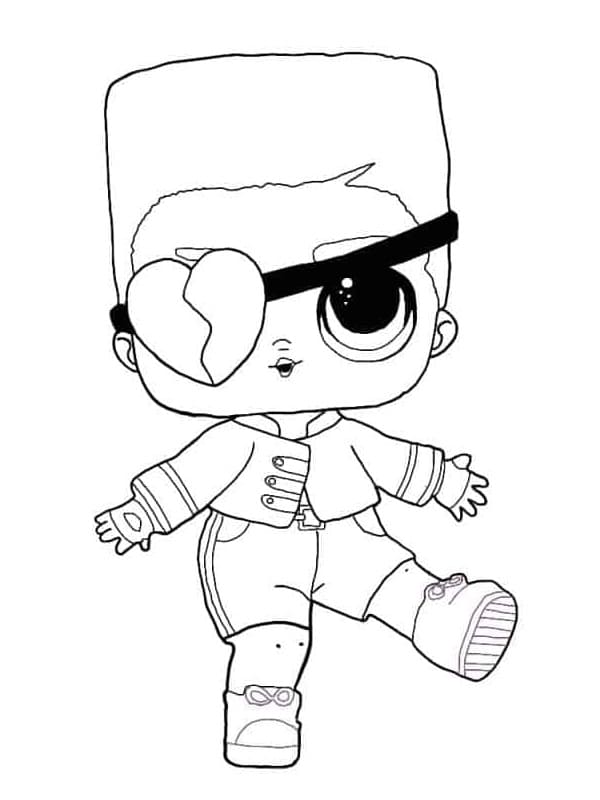 Soldier Boi LOL coloring page