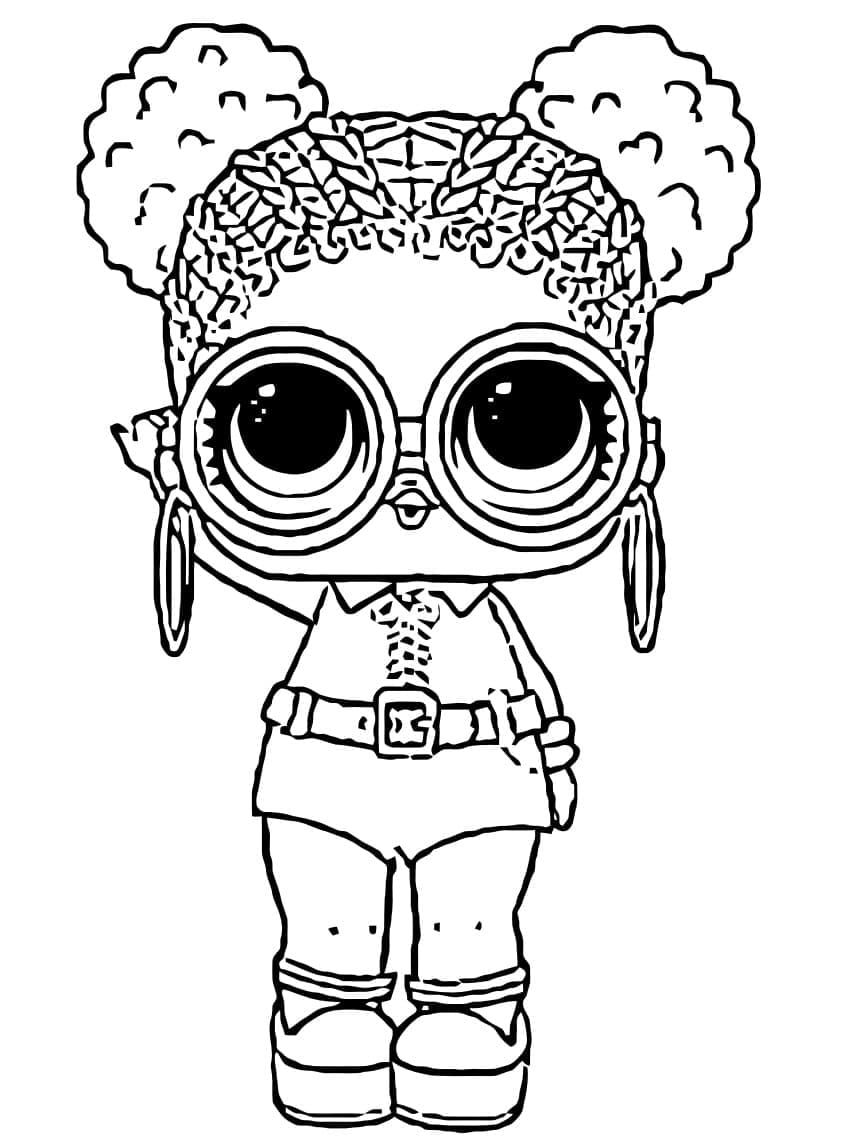 Soul Babe LOL coloring page