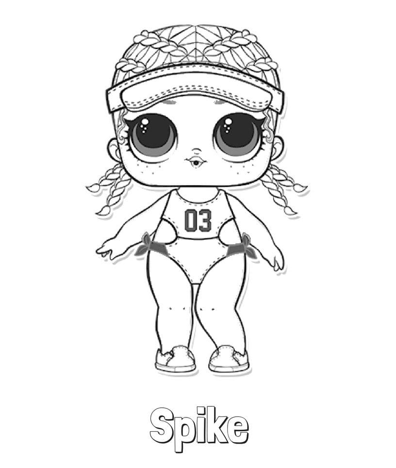 Spike LOL coloring page
