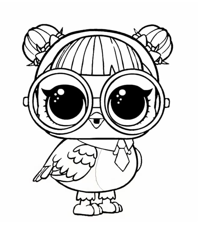 Teacher’s Hoot LOL coloring page