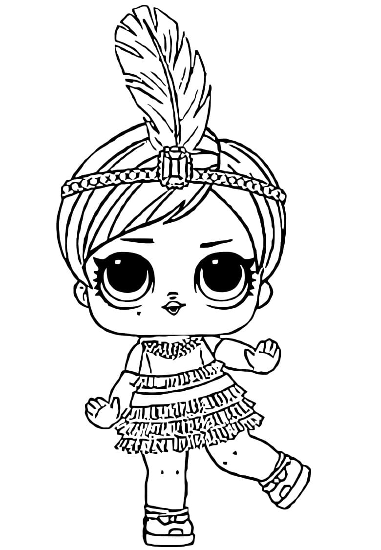 The Great Baby LOL coloring page