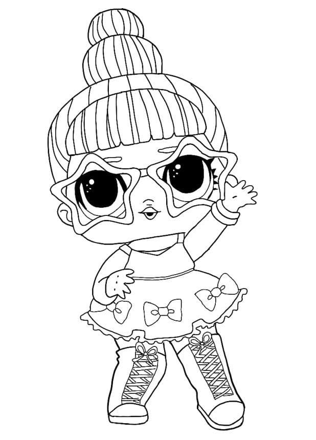 Tinsel LOL coloring page