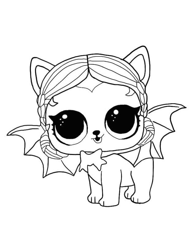 Vampupper LOL Surprise coloring page