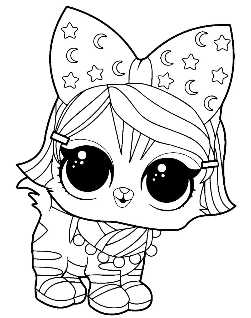 Witchay Kittay LOL Surprise coloring page
