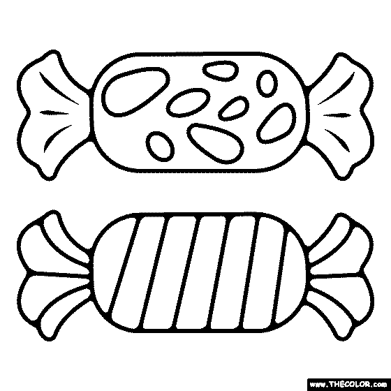 Rock-candy-coloring coloring page