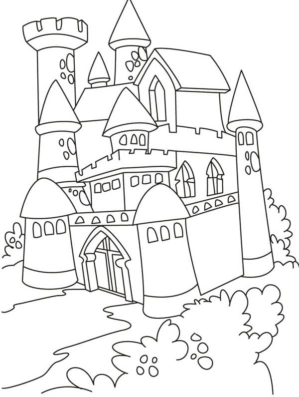 아이들을 위한 무료 성 coloring page