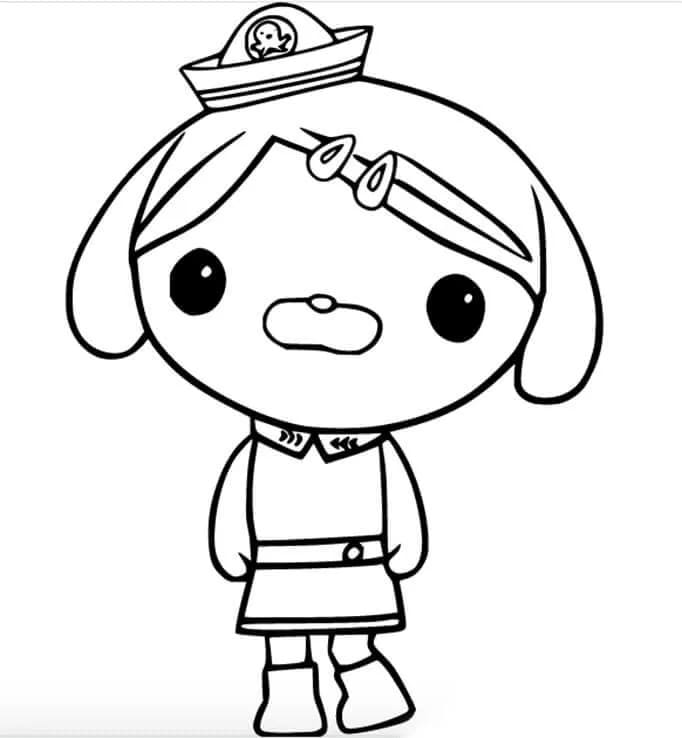 calico jack coloring page octonauts