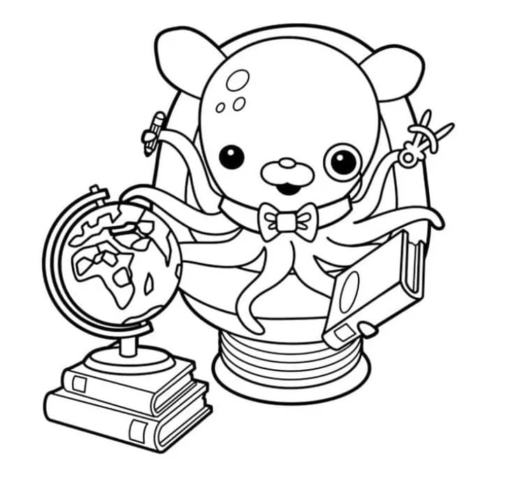 바다 탐험대 옥토넛 – 시트 3 coloring page