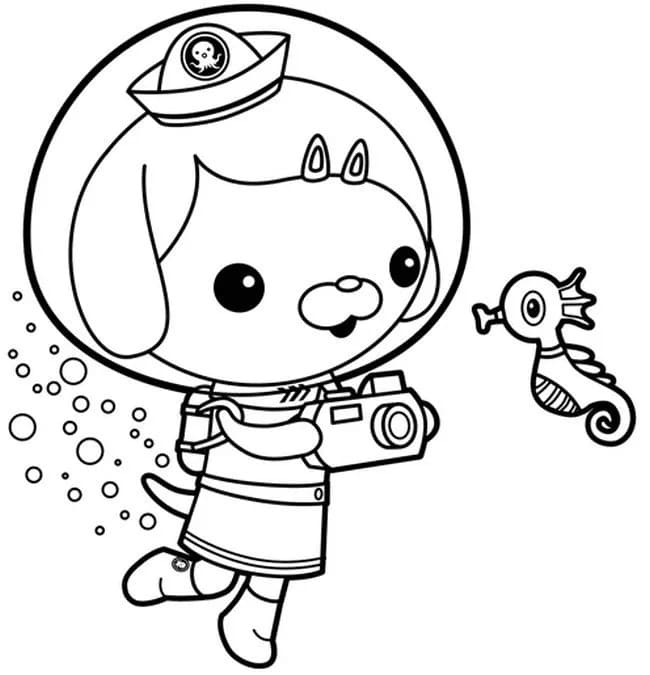 바다 탐험대 옥토넛 – 시트 40 coloring page