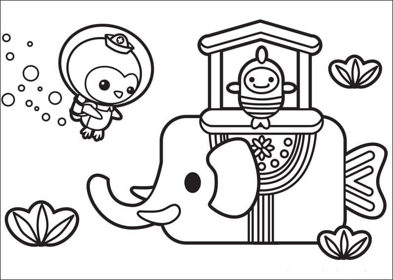 바다 탐험대 옥토넛 – 시트 42 coloring page