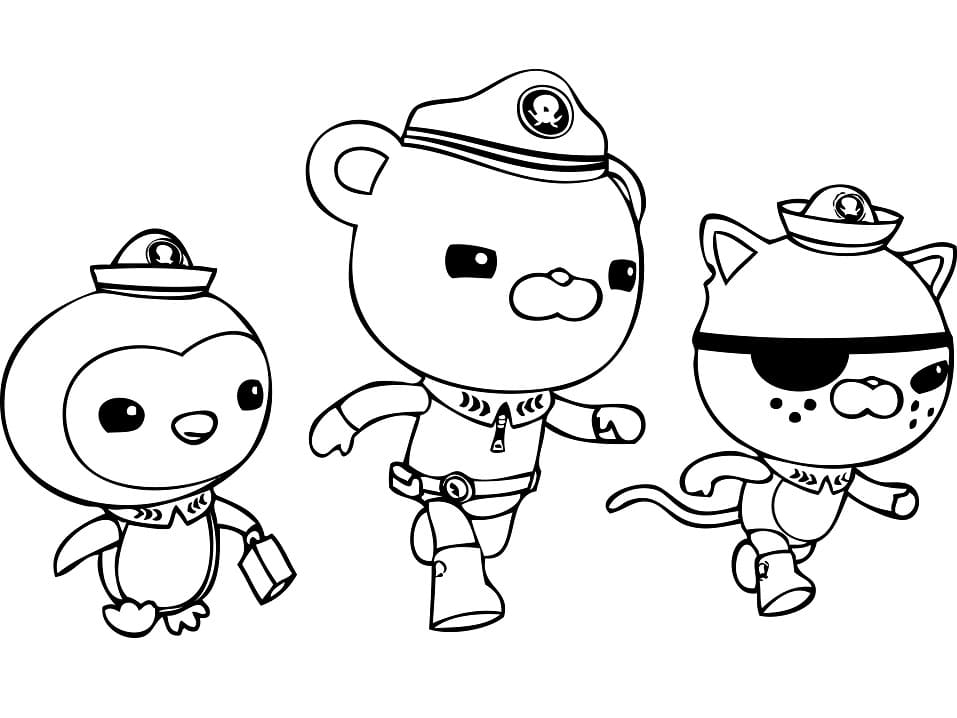 바다 탐험대 옥토넛 – 시트 43 coloring page