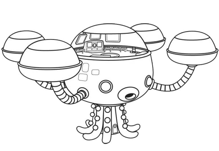 바다 탐험대 옥토넛 – 시트 56 coloring page