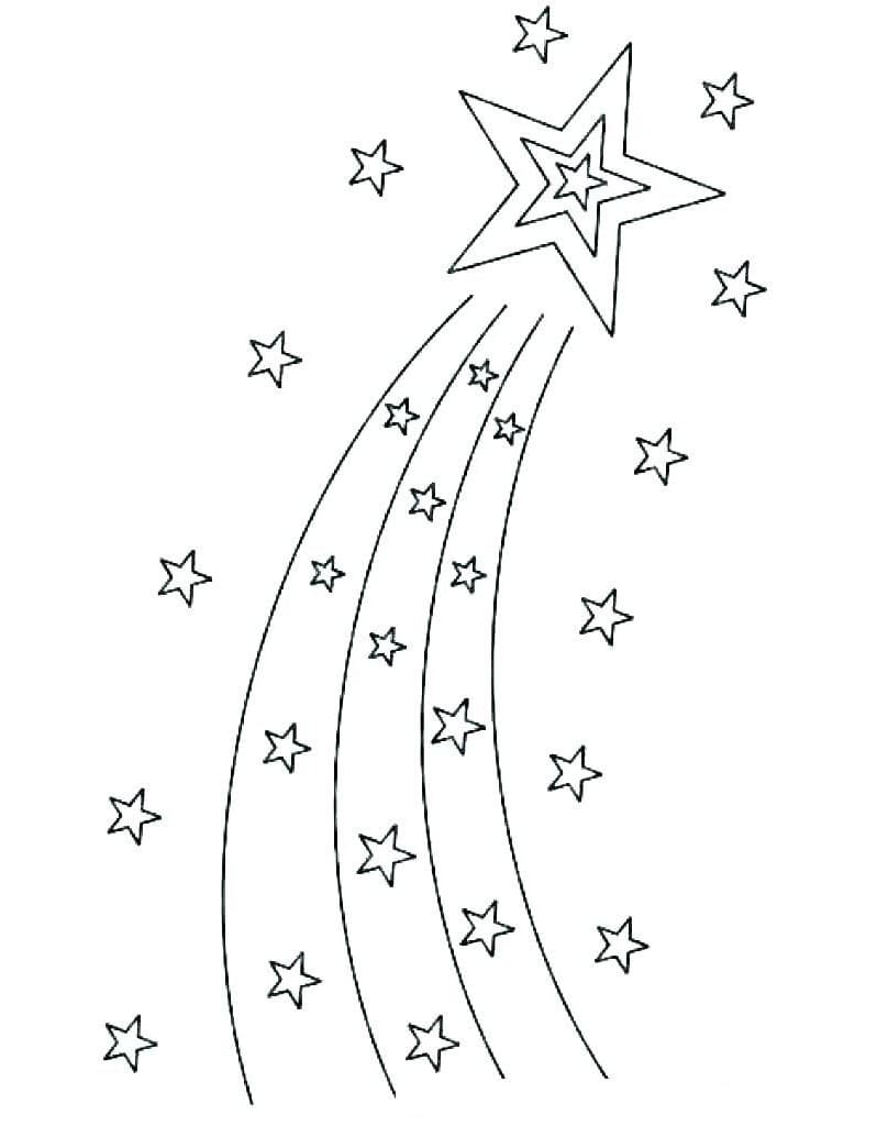 별똥별 coloring page