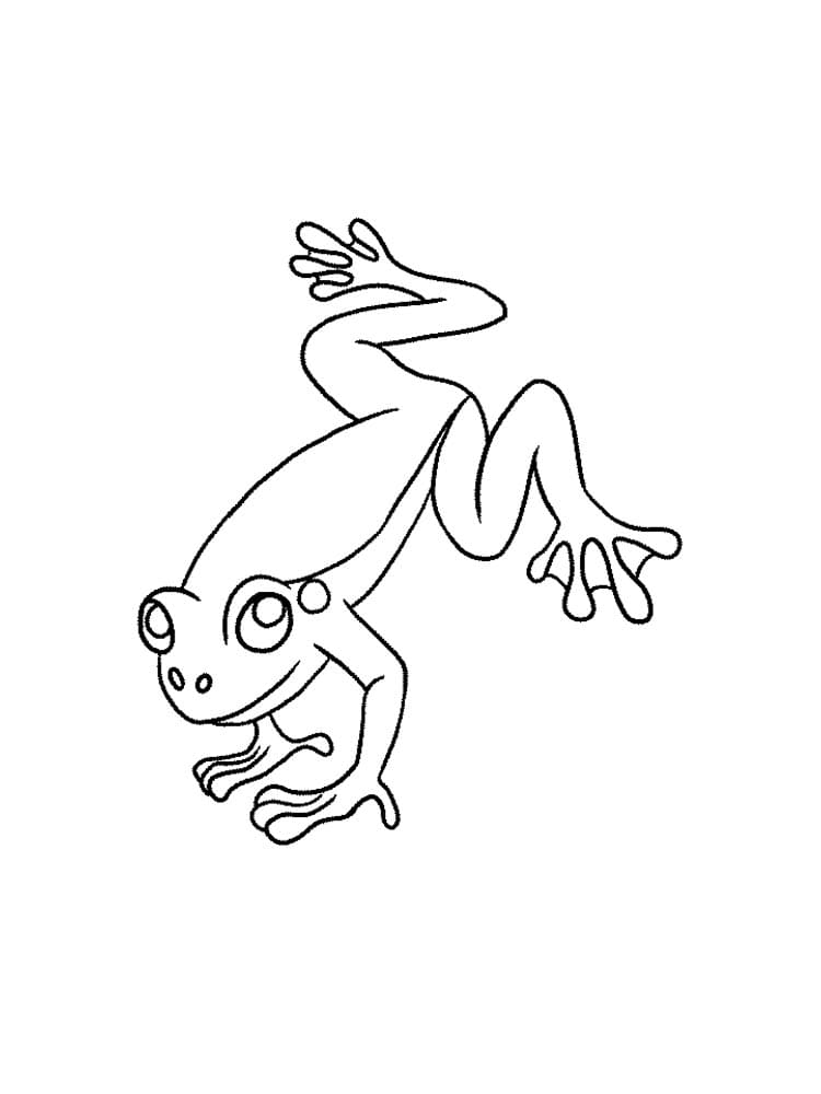 개구리 인쇄 가능 coloring page