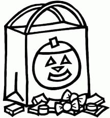 halloween-candy-bag-coloring coloring page
