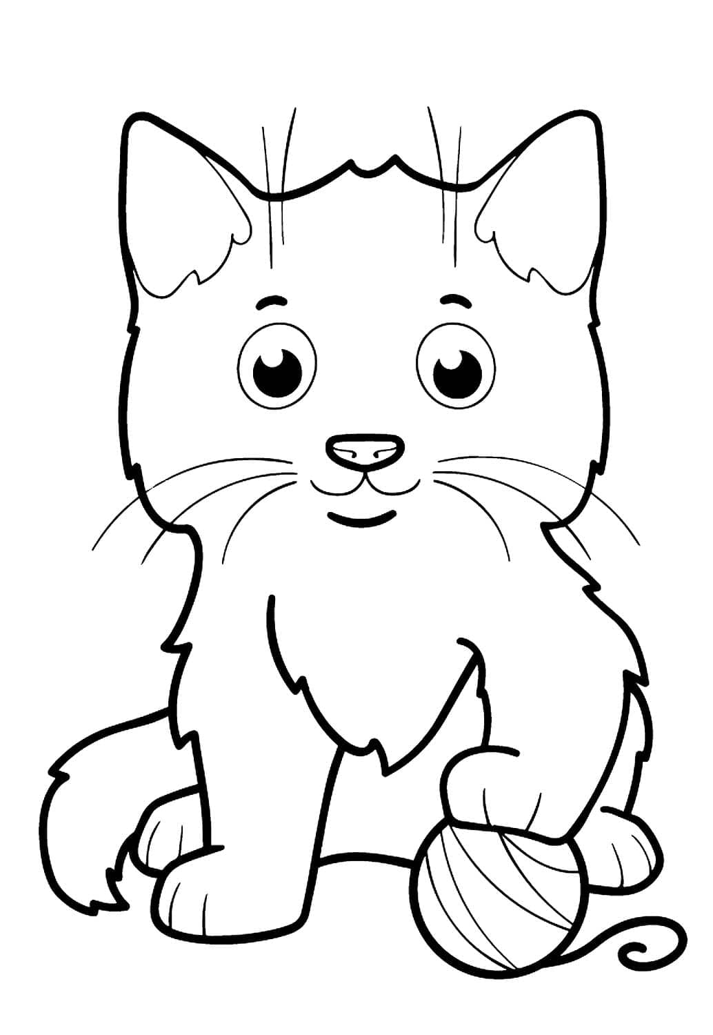 인쇄용 새끼 고양이 coloring page