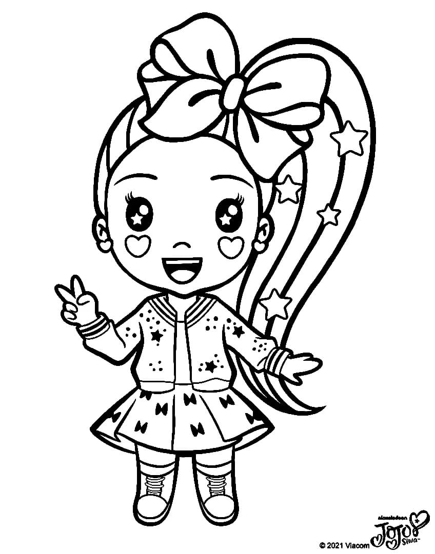 조조 시와 꼬마 coloring page