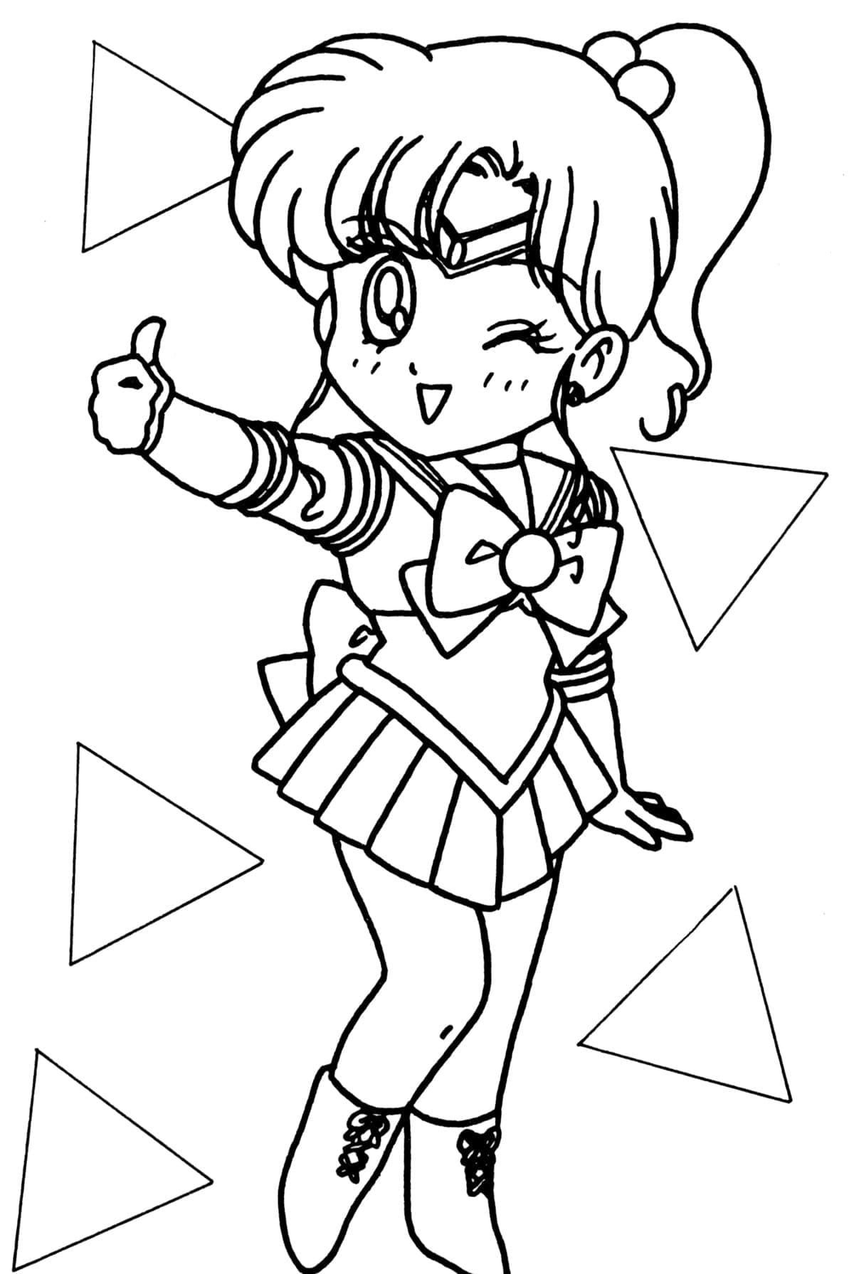 꼬마 세일러 주피터 coloring page