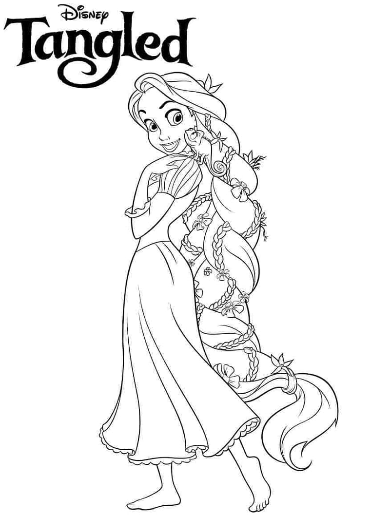 라푼젤 – 시트 53 coloring page