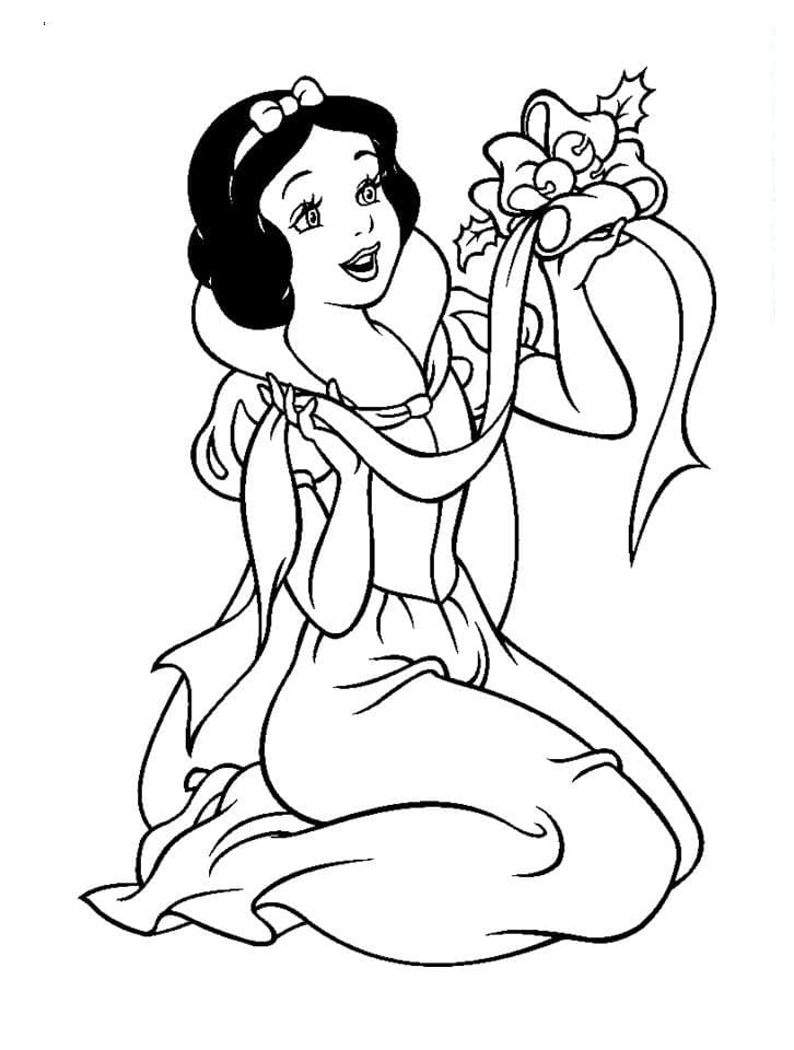 무료 인쇄용 백설공주 coloring page