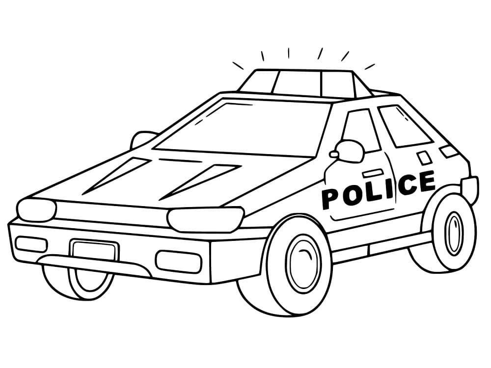 무료로 인쇄 가능한 경찰차