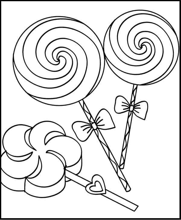 nice-lollipop-coloring coloring page
