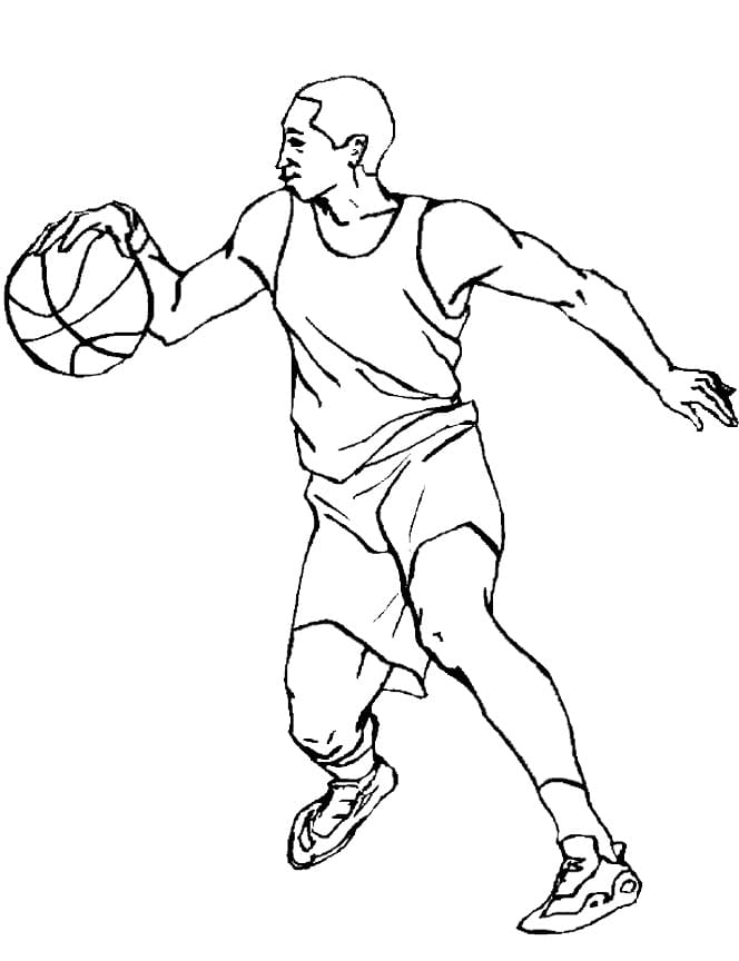 농구 선수 인쇄 가능