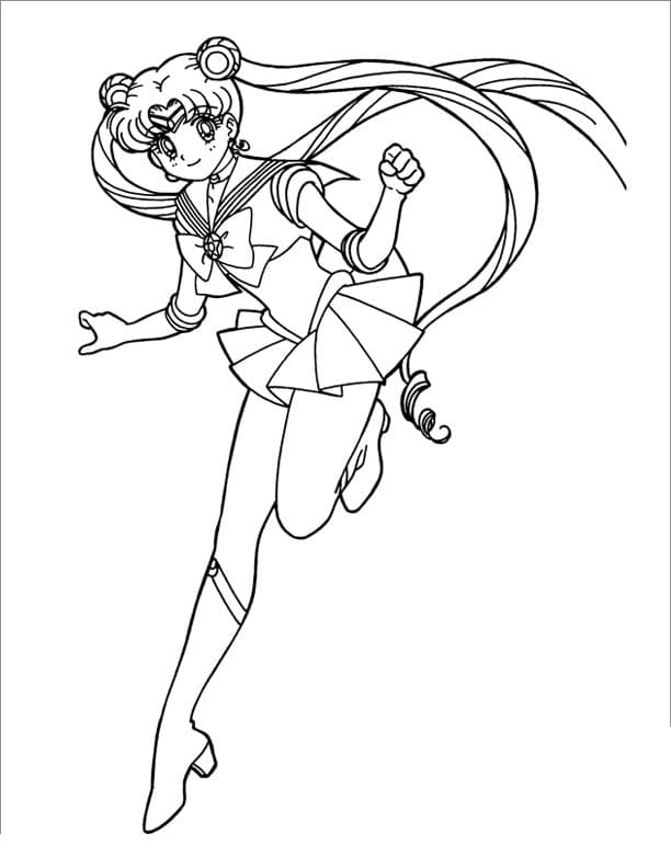 세일러문 우사기 coloring page