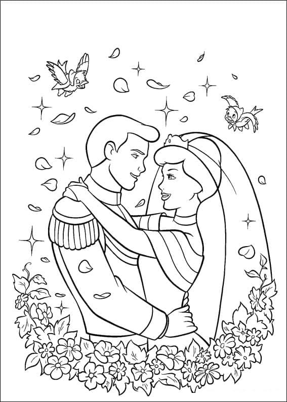 신데렐라 공주 – 시트 46 coloring page