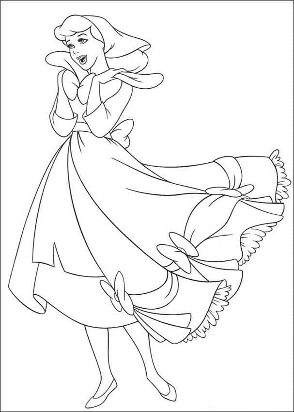 신데렐라 – 시트 31 coloring page