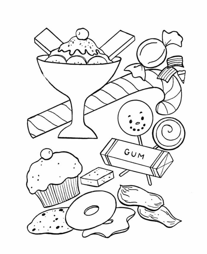 sweet-and-ice-cream-coloring coloring page