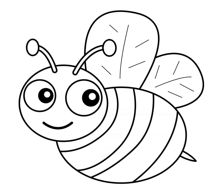 아이들을 위해 인쇄 가능한 꿀벌