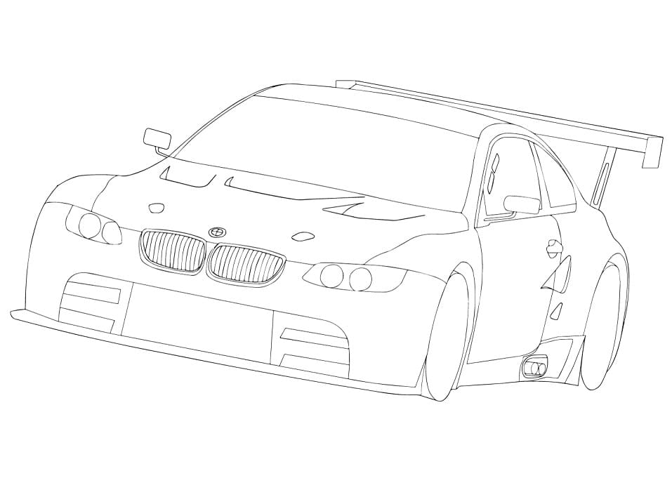 BMW E92 M3 GTR 경주용 자동차