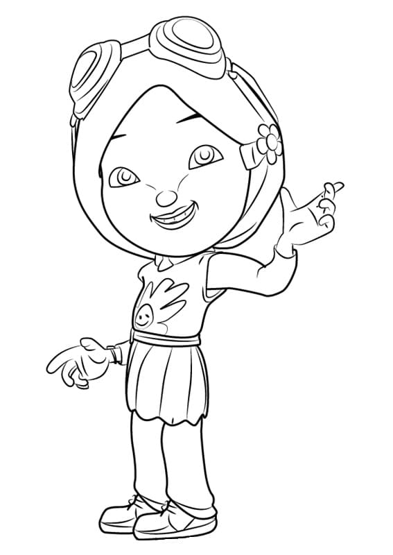 보보이보이의 야야 coloring page