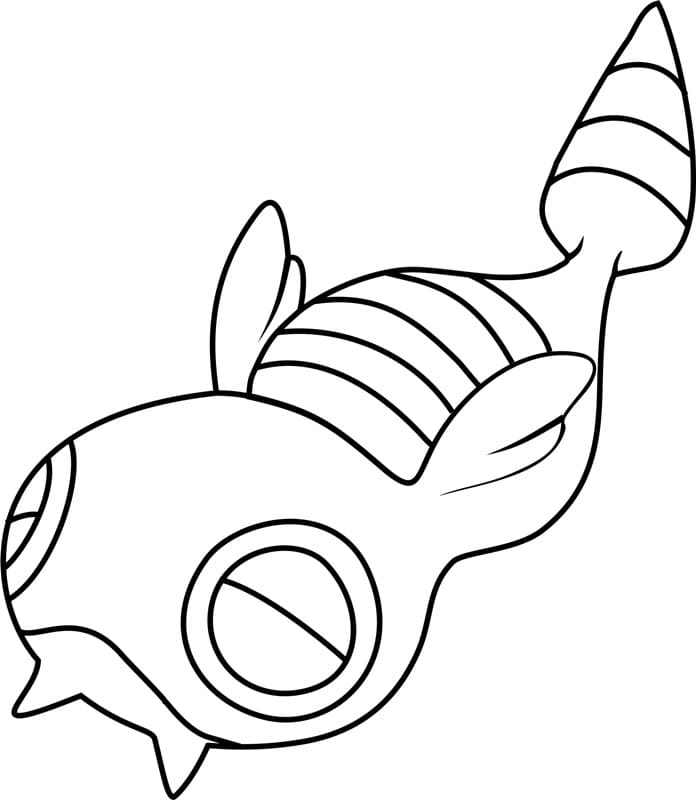 Dunsparce Pokemon coloring page