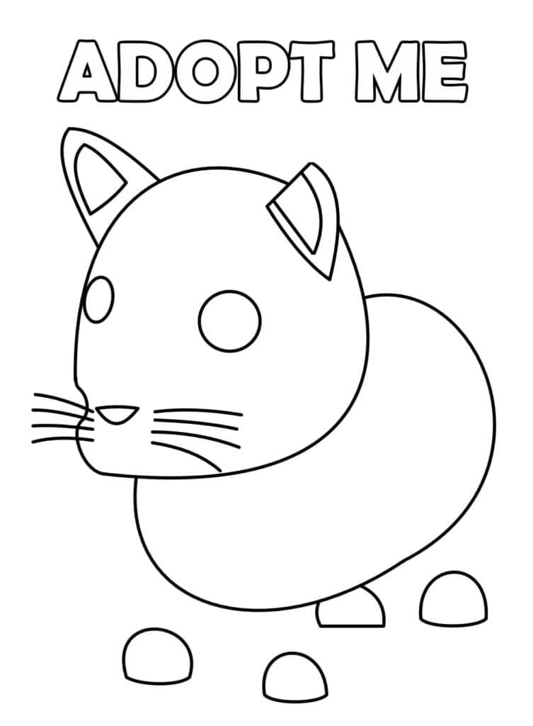 입양하세요의 블랙팬서 coloring page