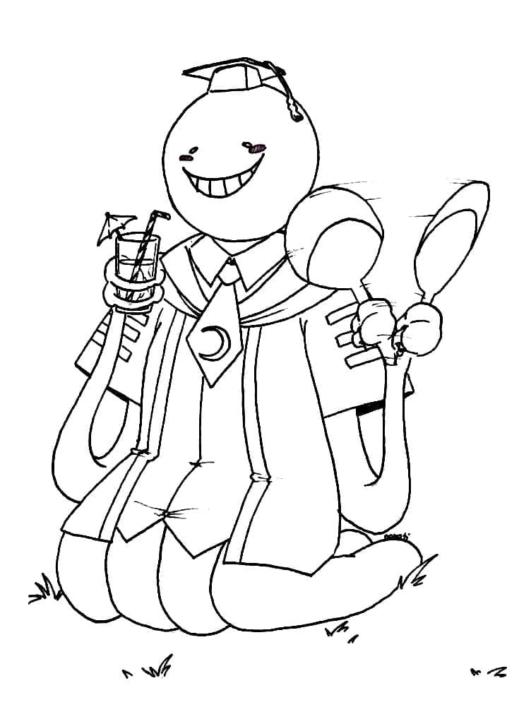 코로센세이 coloring page