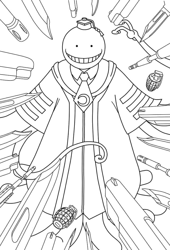 무료로 인쇄 가능한 코로 선생님 coloring page