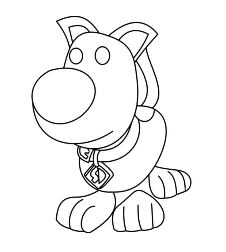 나를 입양해주세요 스쿠비 두 coloring page