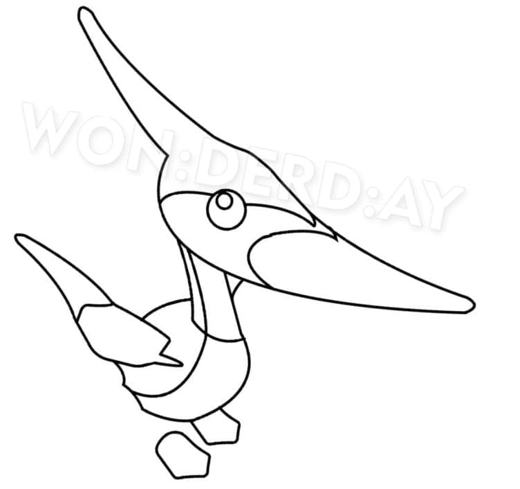 나를 입양하세요 익룡 coloring page