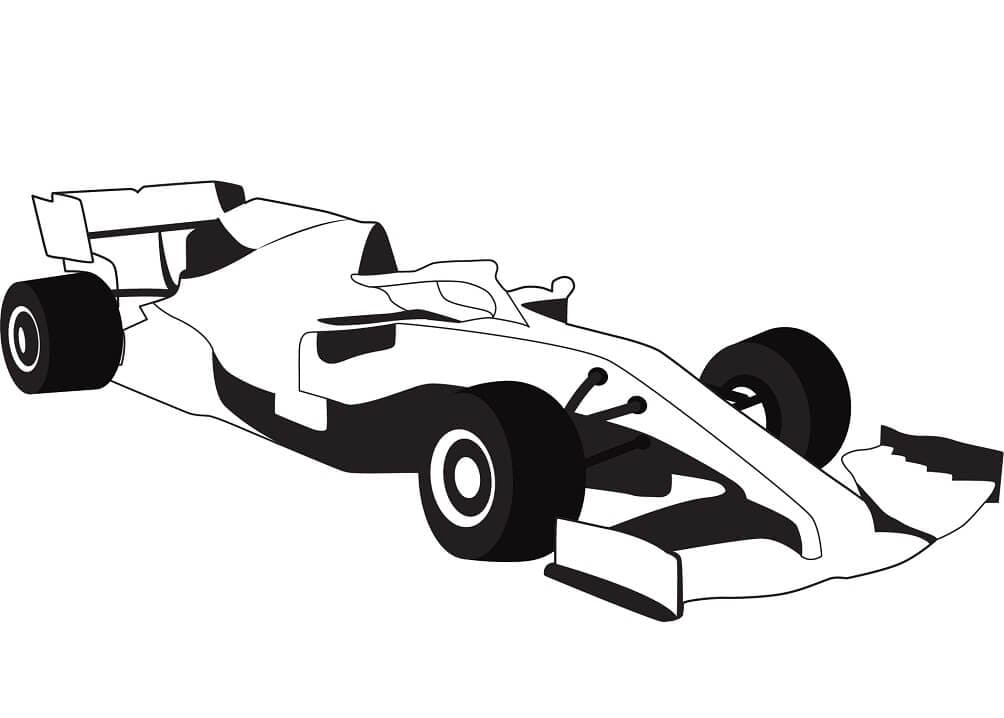 페라리 F1 coloring page